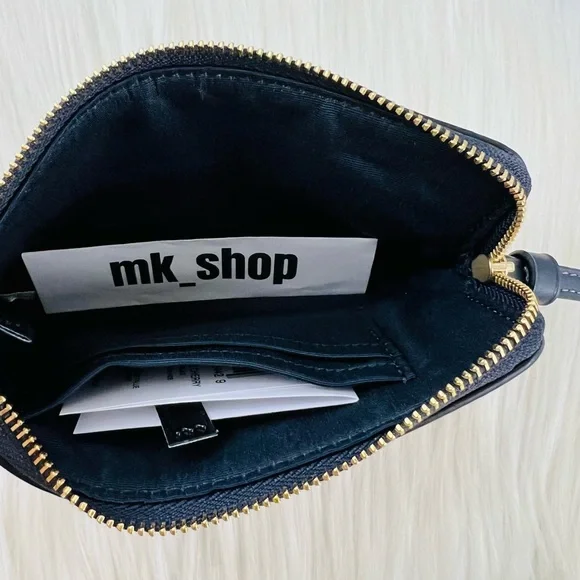 COACH Signature Corner Zip Wristlet Cherry Print - Picture 7 of 12